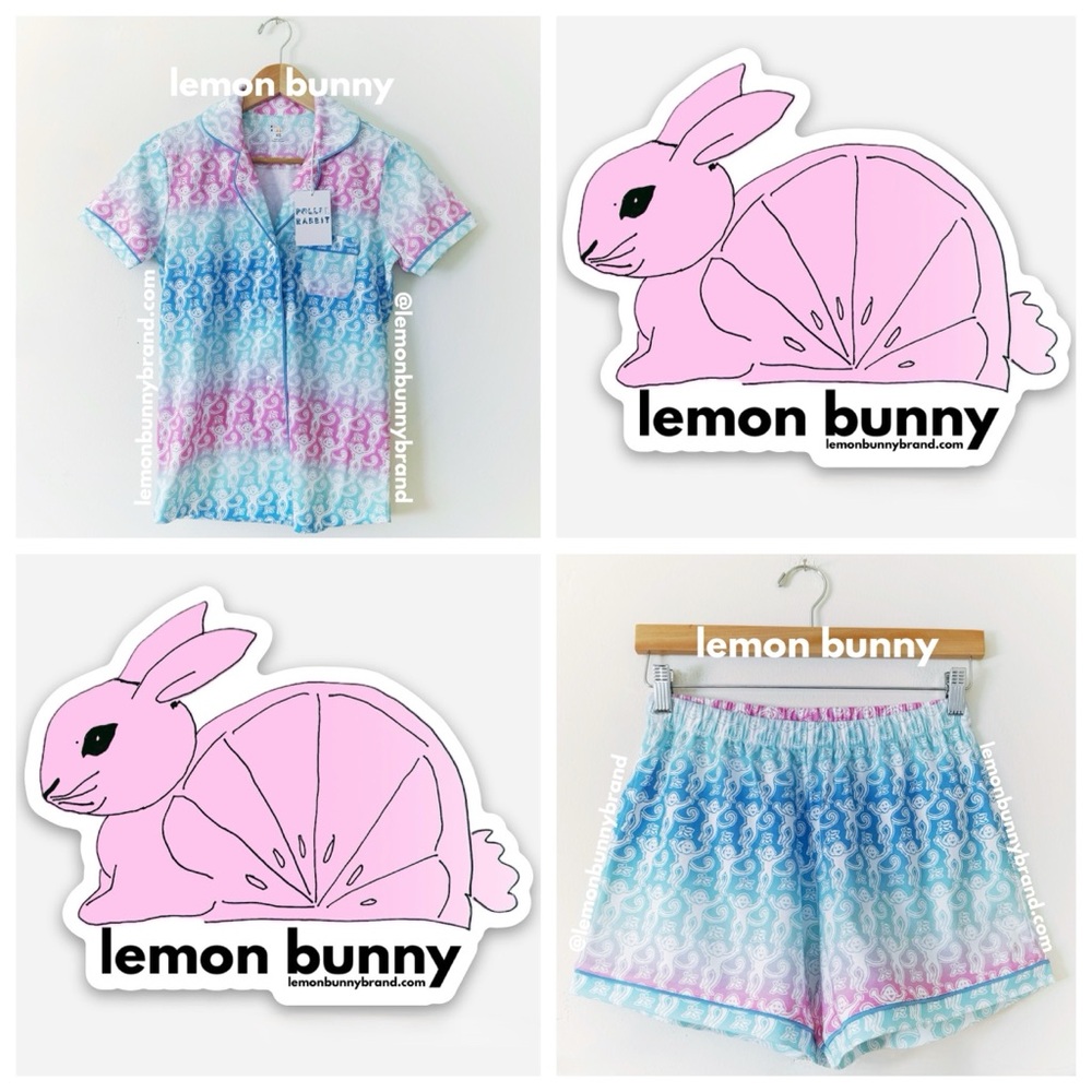Roller Rabbit Ombre Monkey Polo Pajamas in Multi Cotton Candy Skies Size XS NWT